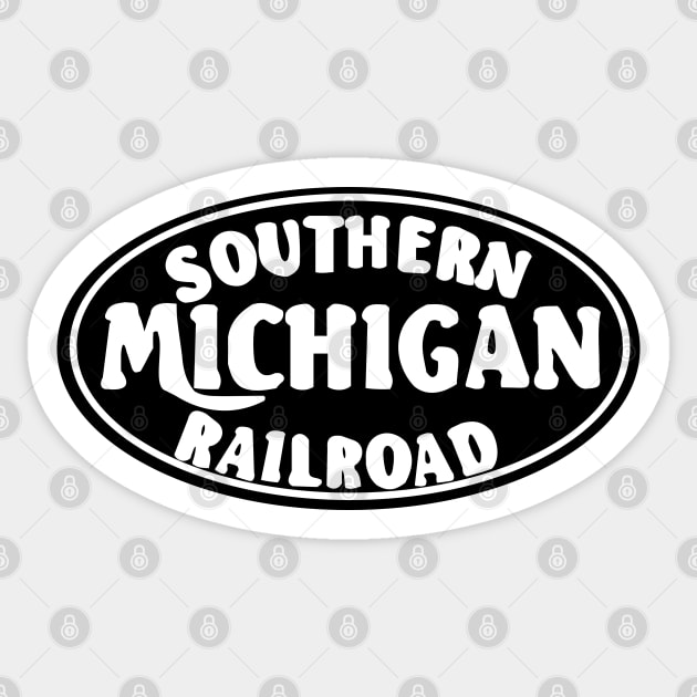 Southern Michigan Railroad Sticker by Railway Tees For All